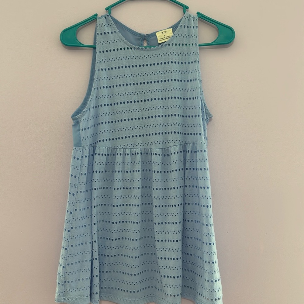 Womens pins and needles tank top blue size small